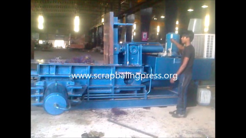 hydraulic ms turning baling press machine