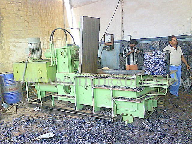double action baling machine