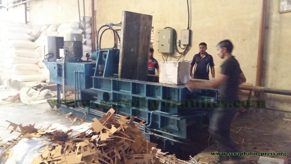 hydraulic paper baling press machine